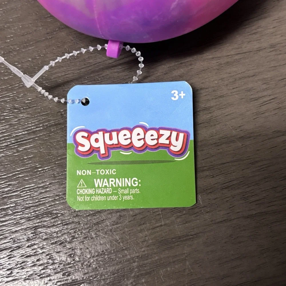 Sunny Days Squeezy Rubber Squishy Rainbow Tie Dye Duck